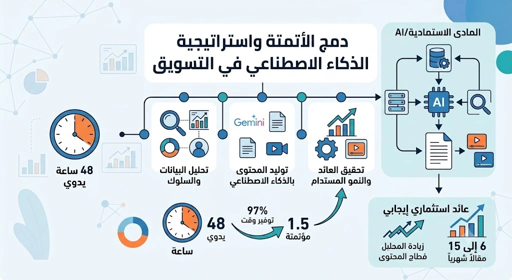 إدارة التغيير في أتمتة التسويق: دليل الدمج الاستراتيجي وحساب العائد